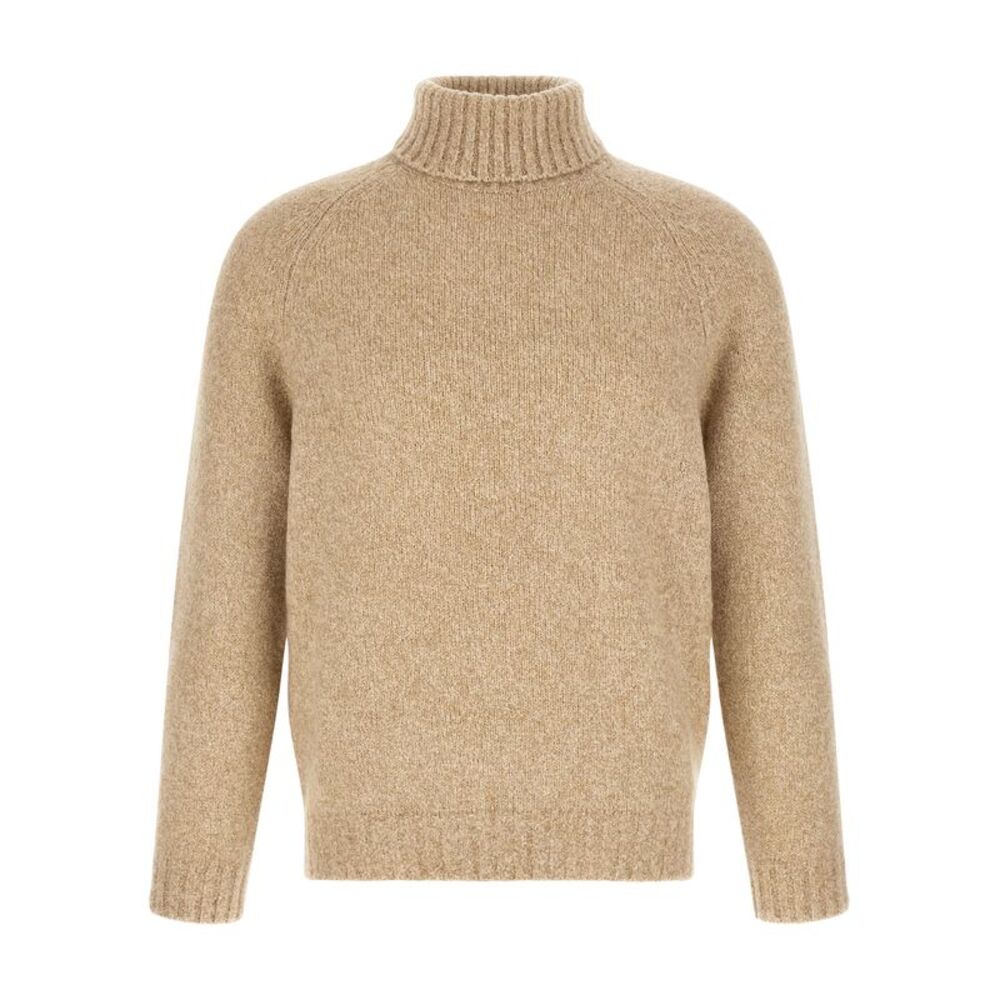 Brunello Cucinelli Beige Virgin Wool Men's Cardigan